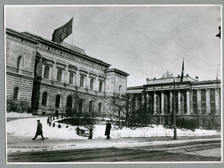 Finlands Bank vid årsskiftet 1917–1918. Finlands Bank.