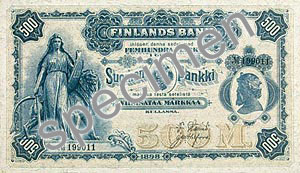 500 markkaa, 1898