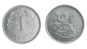 1 markka, 1921 (tyyppi 1918)