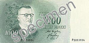 1000 markkaa, tyyppi 1955